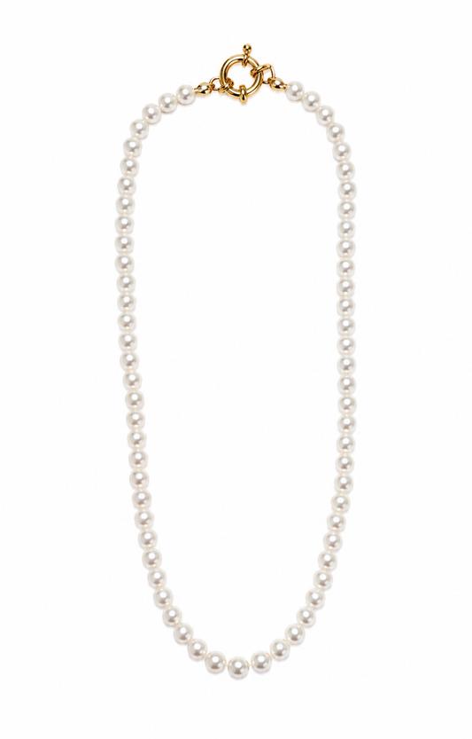 COLLANA PERLA 6MM