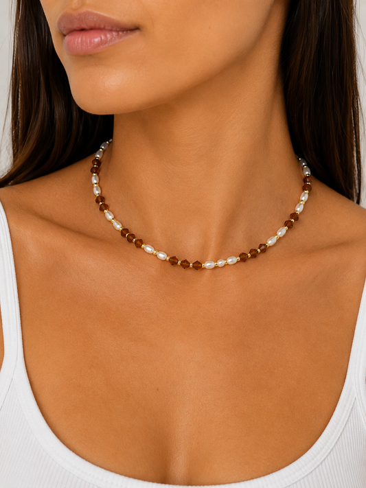 COLLANA MIDNIGHT BROWN