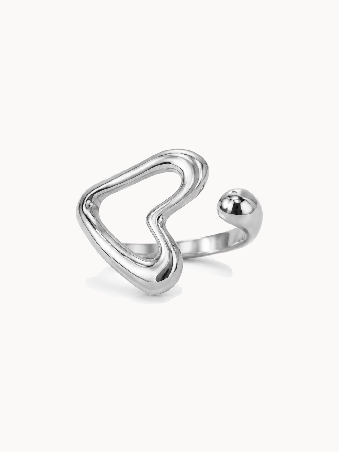 ANELLO CUORE ASTRATTO