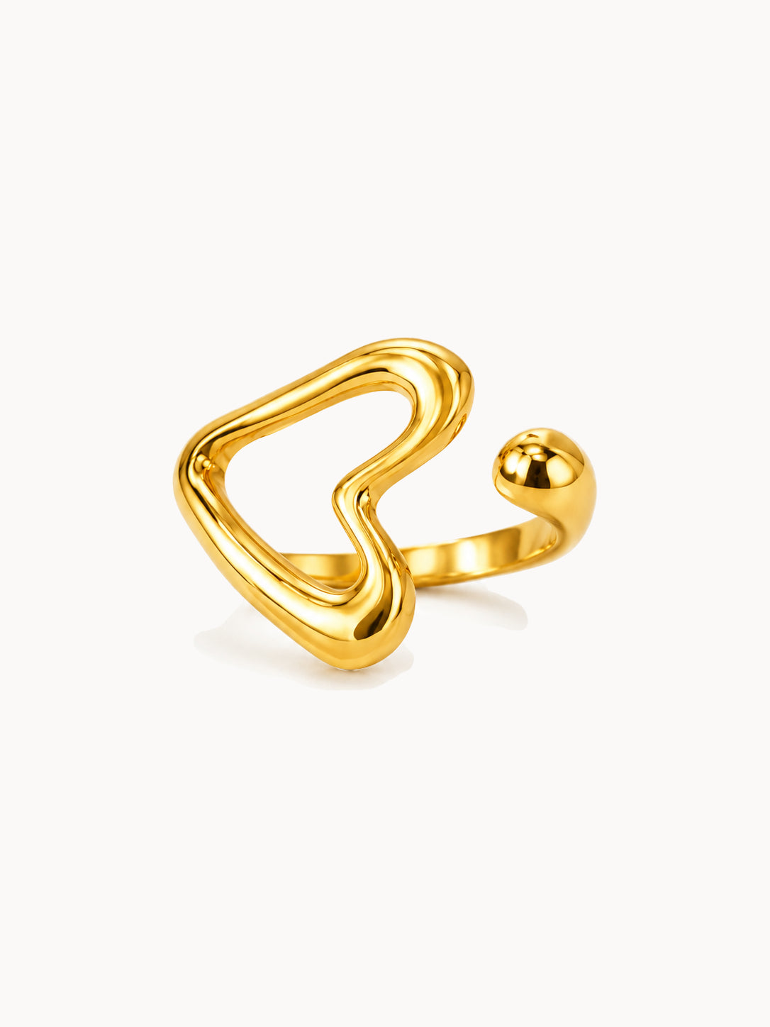 ANELLO CUORE ASTRATTO