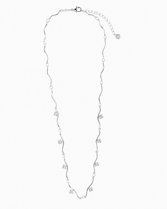 COLLANA SHINY WAVE SILVER