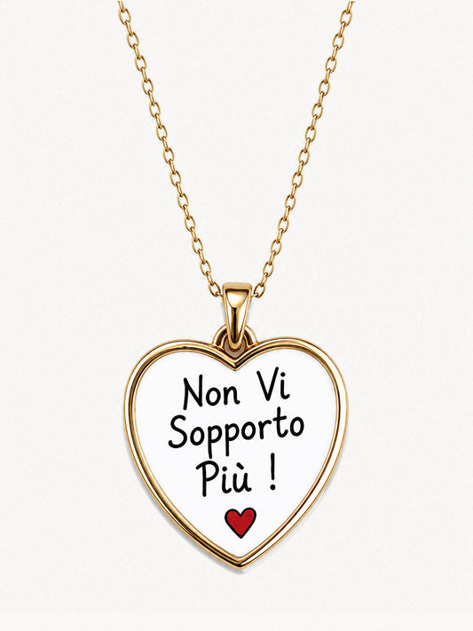 NECKLACE "I CAN'T STAND YOU ANYMORE"