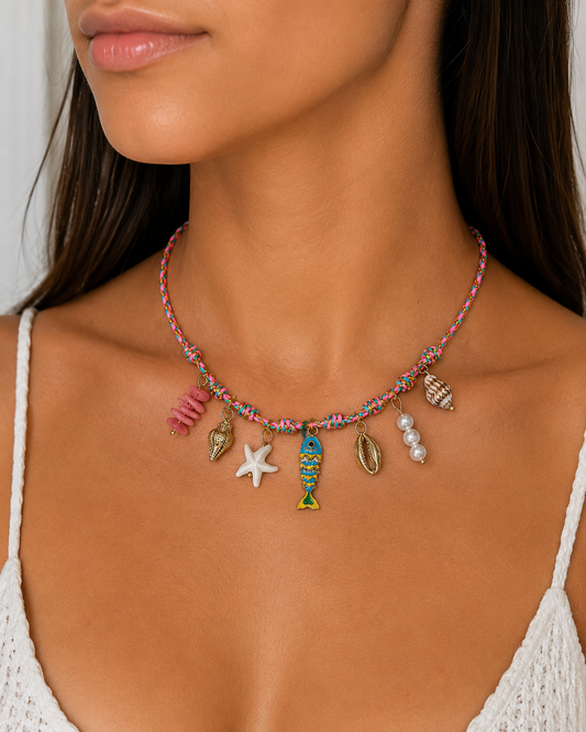 COLLANA PINK TROPICAL