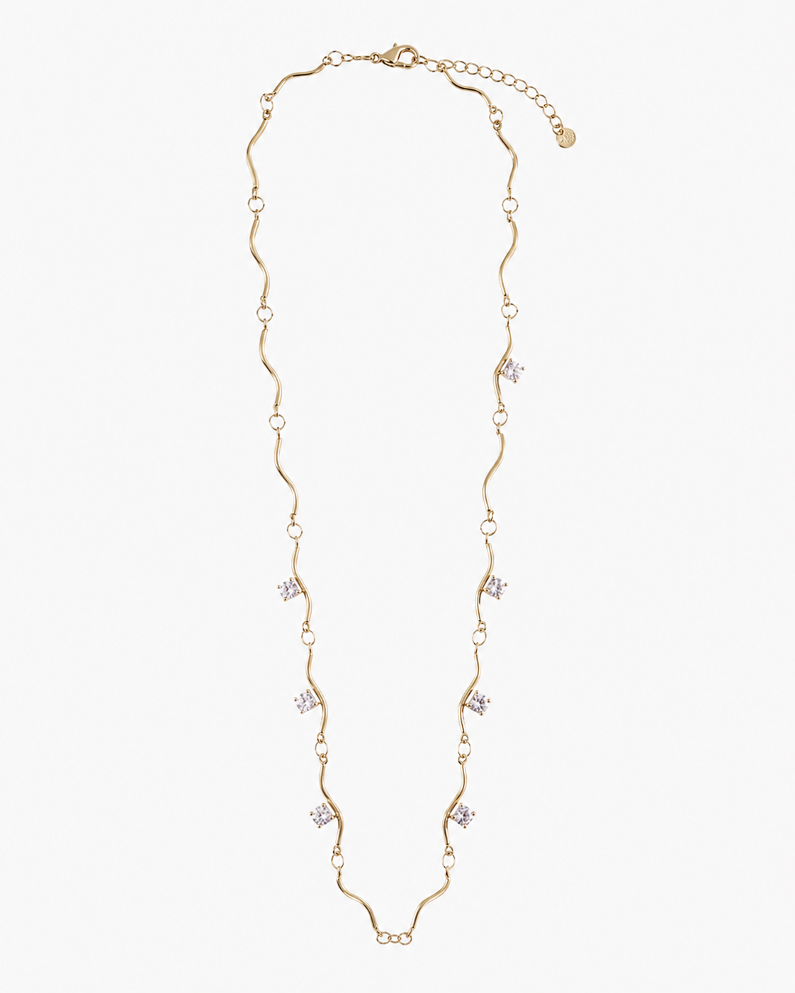 COLLANA SHINY WAVE GOLD VIOLET