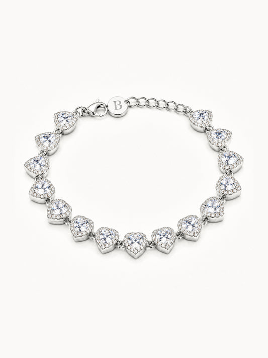 BRACCIALE TENNIS CUORE